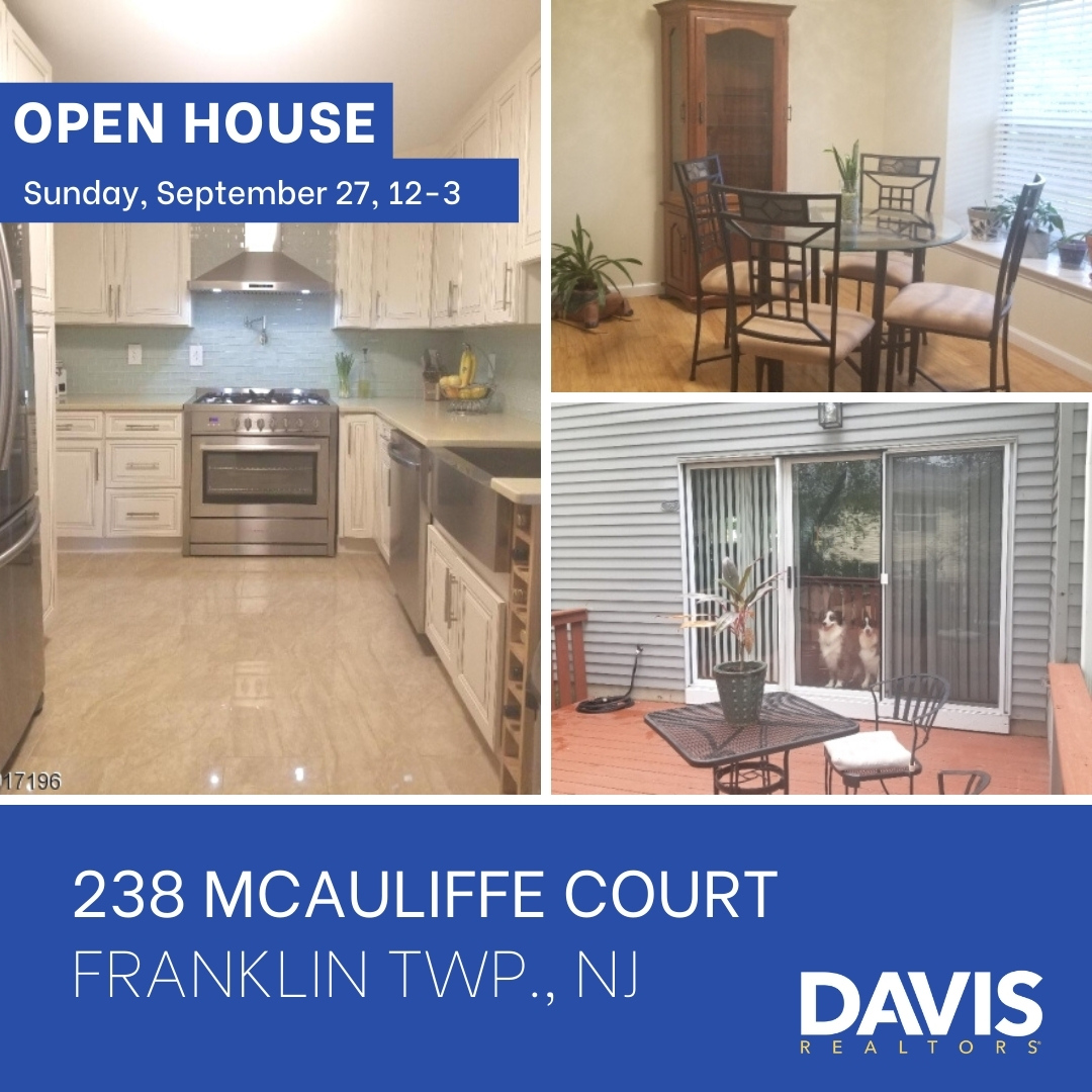 DavisRealtyNJ's tweet image. Visit this totally updated home with a recent price reduction.  Sunday September 27, 12-3 pm.  #njrealestate #homesweethome #bamboofloors #movetonj #realestate #forsale #dreamhome #househunting #justlisted #location #lowinterestrates #listwithdavis l8r.it/DZqs
