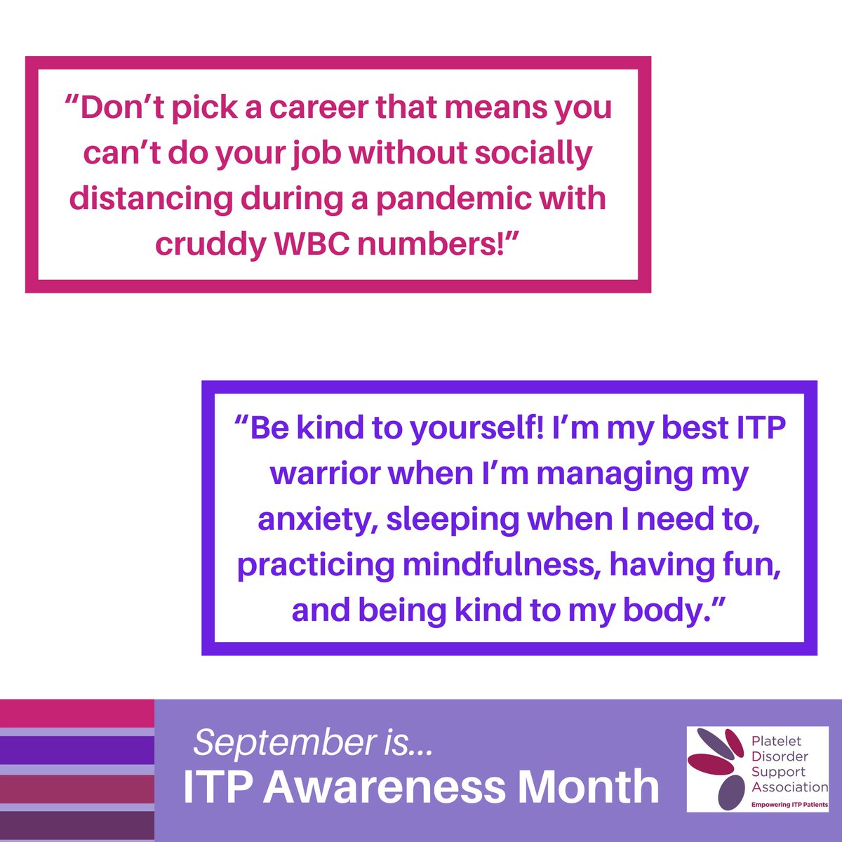 PDSA_ITP's tweet photo. It’s the last weekend of Awareness Month, but that doesn’t mean we slow down in our fight to make the world #ITPaware! Our Discussion Groups are a great way to keep the conversation going #aboutITP – https://t.co/CGhWOuB7wQ.
Like, share, and make the world #ITPaware! https://t.co/5t1P2URWZk