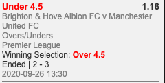 CNoize_SA's tweet photo. @Betway_za as proof that I'm being scammed by you, on a different ticket you counted that 3rd goal by ManU because had you not, the total goals of the match were well under 4.5, see screenshot https://t.co/6n2EebAAi8