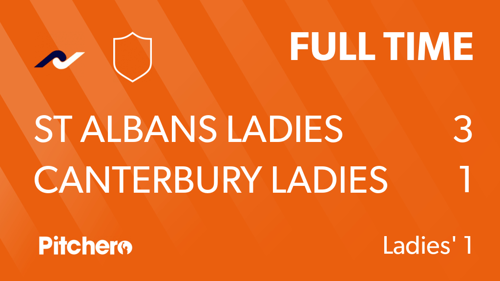 StAlbansHC's tweet photo. FULL TIME: St Albans Ladies 1st XI 3 - 1 Canterbury Ladies 2nd XI
#STACAN #Pitchero
https://t.co/WYm07J0hj5 https://t.co/QBE5hIYyy6