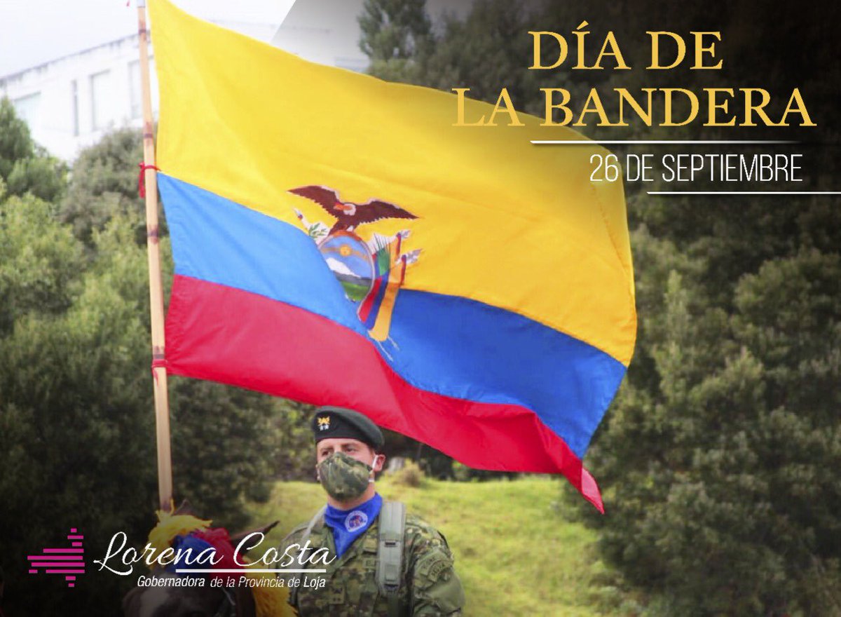 #DiaDeLaBandera 🇪🇨

🔝Desde el Sur renacemos con la misma valentía, coraje, fuerza y amor propio, con la que nuestros héroes a través de la historia han enarbolando con orgullo la gloriosa tricolor.

#EcuadorMiBandera