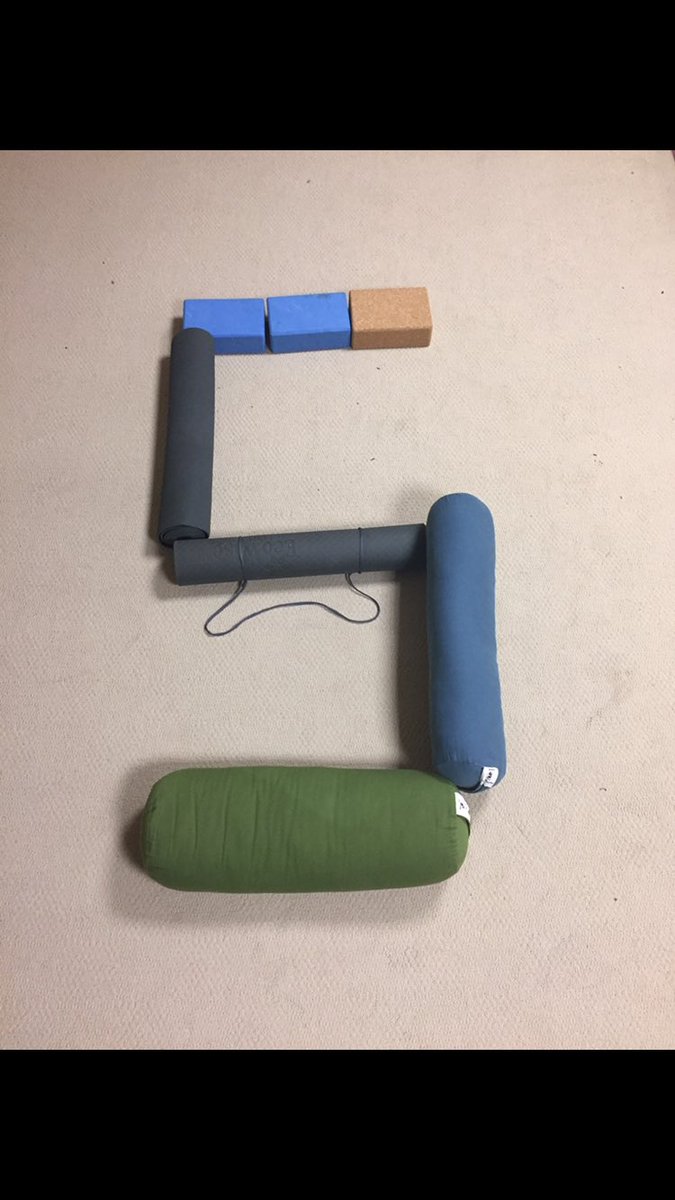 5 more days until our virtual sight night fun run or walk! 🏃‍♀️ 🏃 Choose a theme day to take part between October 1 and October 17 and tag us! Sign up by going to sightnightrun.ca  This picture is of our yoga mats and blocks in the shape of a 5.