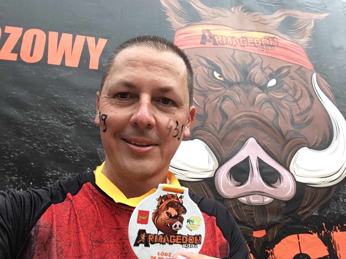 grzegorz_kita's tweet photo. Mój pierwszy bieg ekstremalny od lutego 👊 Pół roku leczyłem kontuzje obu kolan. Dzisiaj Armagedon Activ - „bieg dla dzików” 🐗
Ok. 6 km po Lesie Łagiewnickim w Łodzi i 30 trudnych, technicznych przeszkód (ten bieg jest ok. 30% trudniejszy niż Runmageddon)
#Łódź #OCR #OCRpl https://t.co/0EQxyhvIFO