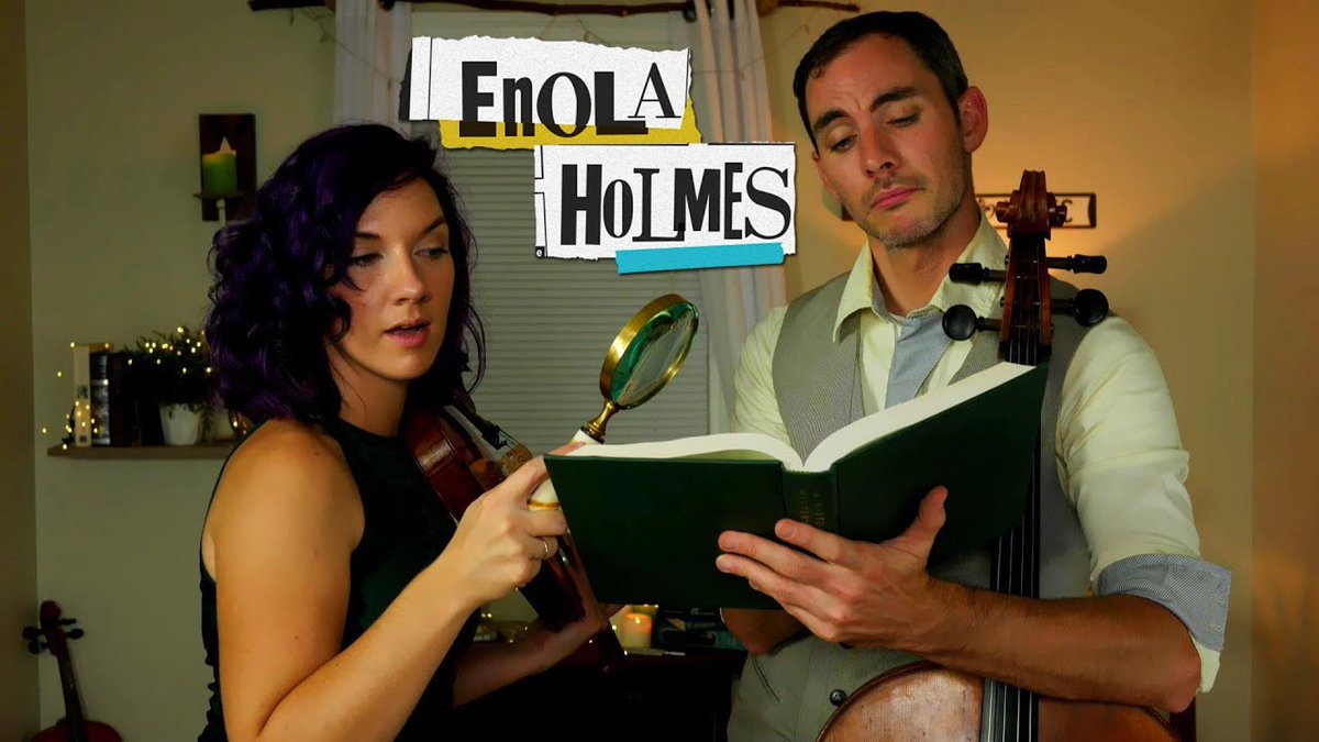 DuoHansen's tweet photo. #Sherlock who? Mycroft where? Yeah, #EnolaHolmes doesn't stay true to some of our favorite characters, BUT nevertheless, it was a lot of fun to watch! 🔎😍
Go listen to our cover! ⬇️
https://t.co/gtJNbIp3Xh

#Netflix #SherlockHolmes @netflix @DANIELPEMBERTON https://t.co/We8ziVOrTQ