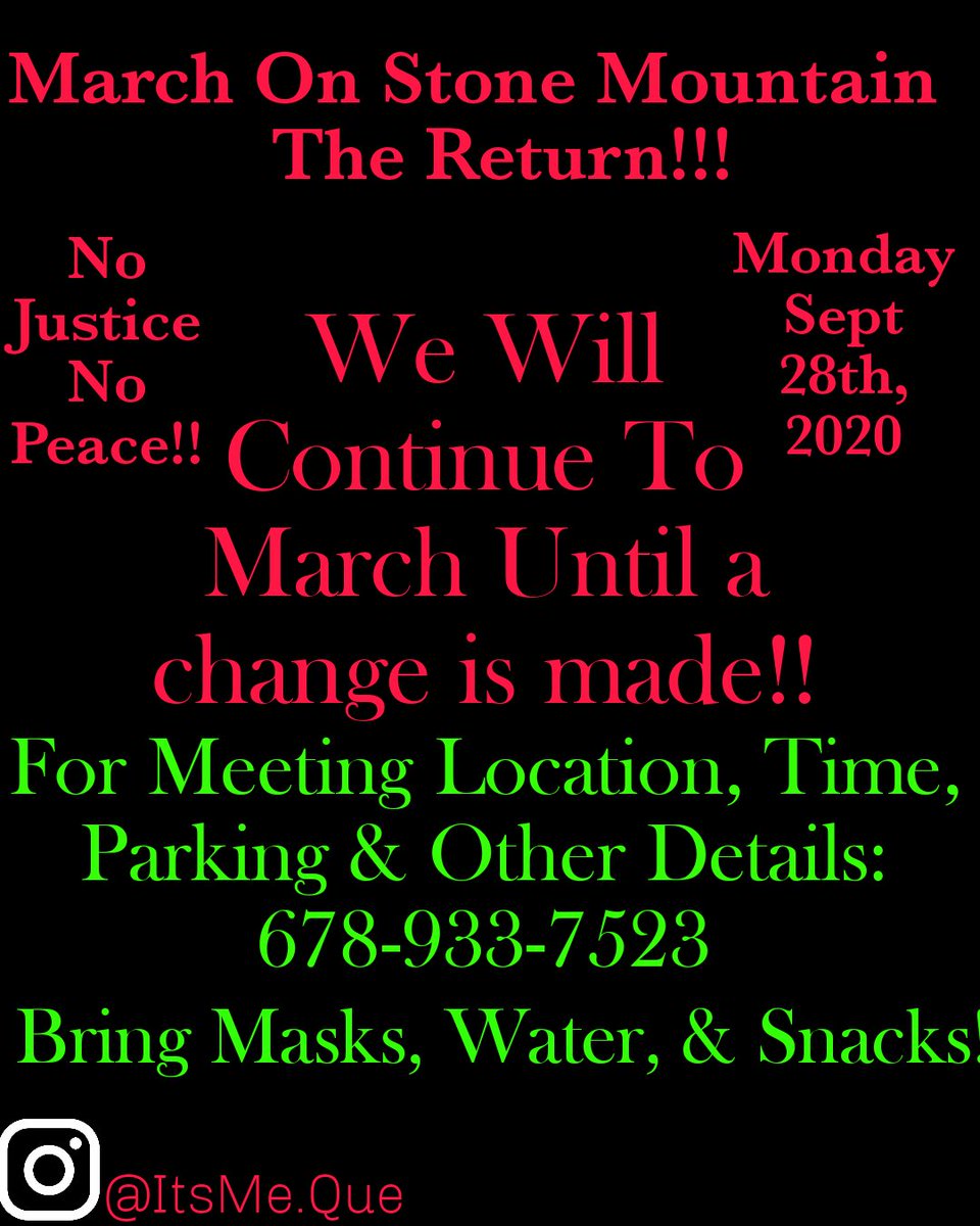 itsme_que's tweet photo. @WhereProtest @JeffersonandCo 
@atlactn_support 
Dm me Or Text Number On flyer for the rest of the details. 
#BlackLivesMatter https://t.co/8mO37FquHQ
