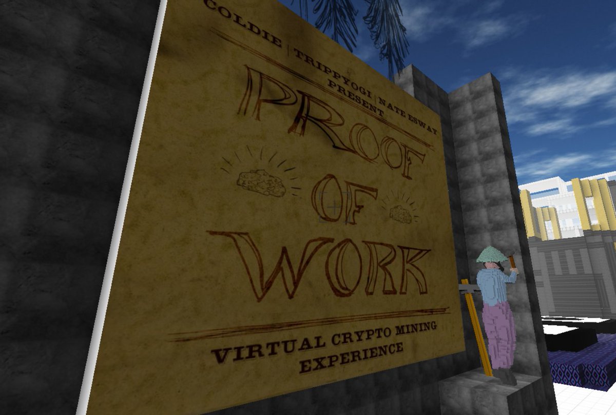 Coldie's tweet image. ⛏️🪙⛏️RESERVE PRICE MET⛏️🪙⛏️
Proof of Work - Pranskyland @cryptovoxels @pranksyNFT
20 ETH bid by @AstelierNFT
Collab @Coldie @trippyogi Nate Esway
Buy now: 100 ETH
24 hr Coldie Method auction starts now.
Higher bid resets clock to 24 hrs
opensea.io/bundles/coldie…
read more...