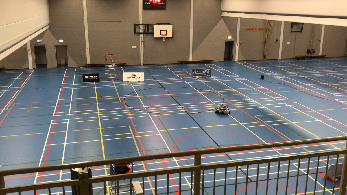In Amersfoort beginnen de eerste voorbereidingen voor de wedstrijd Decorette <a href="/bcamersfoort/">BC Amersfoort</a> tegen <a href="/Roostersebc/">Paul Knip Keukens ROOSTERSE BC</a>. Via de website van  <a href="/bcamersfoort/">BC Amersfoort</a> zal er een livestream te zien zijn!
