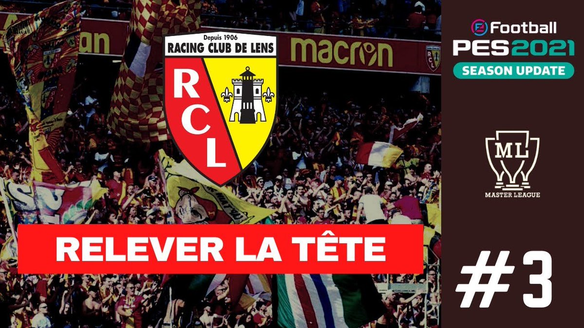 Un nouvel épisode sur #PES2021 ça vous dit pour le week end ? Voici la suite de l'aventure lensoise en L1 après les 3 défaites consécutives du dernier épisode ! Le réveil ? 👀

▶️youtu.be/O-xKJvHZ3Gs◀️