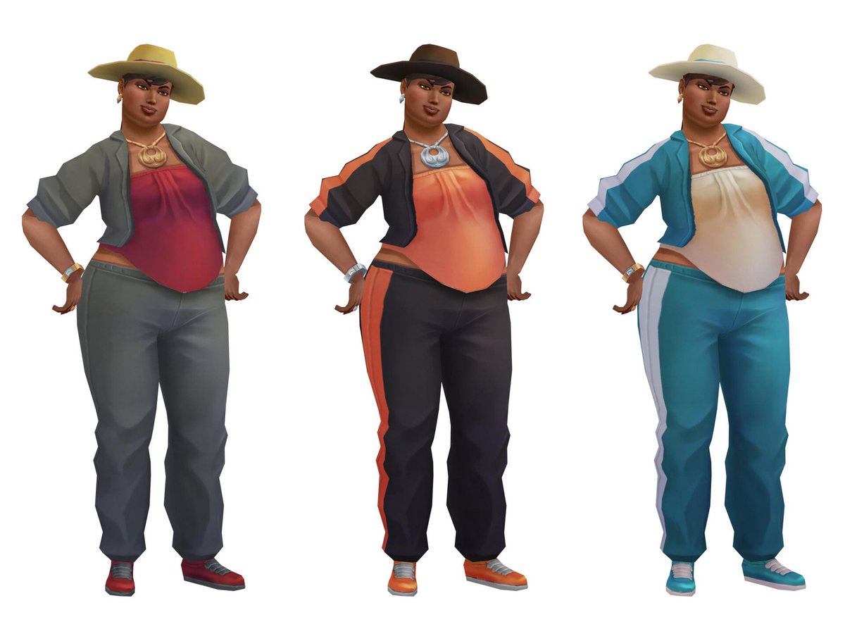 Ugh the sims 4 *gets on soap box* pictures like these are what black people talk about when we say we don’t believe companies really mean anything when they say they support black people. These two designs are riddled w/ micro agressions towards black people & the fact they-(1/5)