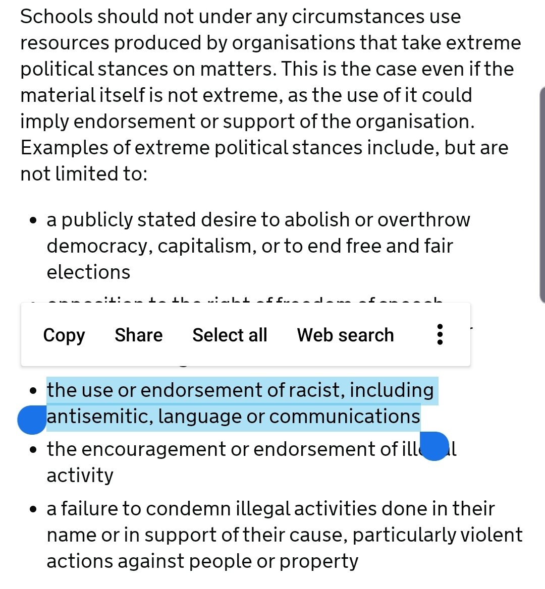 2. The choice to exclude Islamophobia from the guidance (noting government line that it is not a type of racism so is not included *at all*) not only speaks to the way the gvt prioritises the racism that suits it politicallyIt also speaks to how Islamophobia is totally ignored