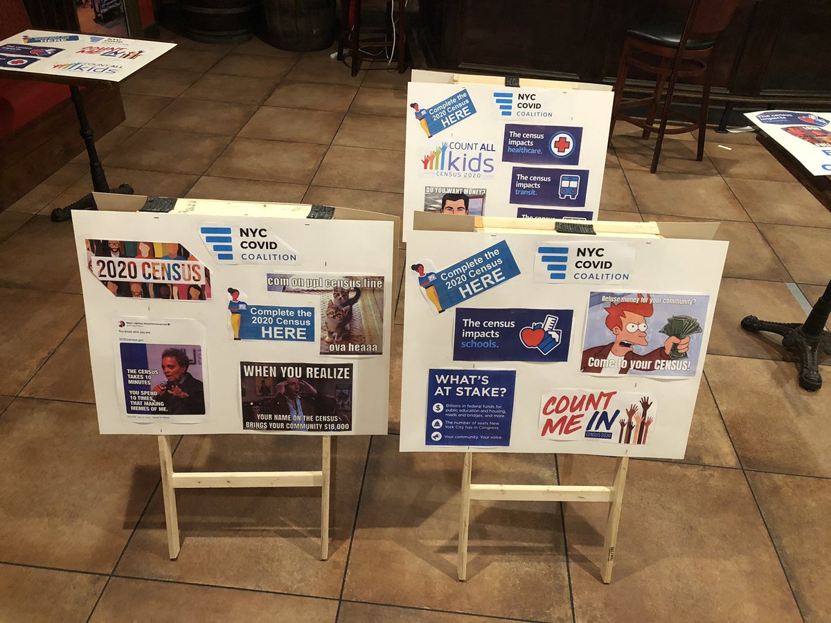 mrortegany's tweet photo. #WestHarlem did prep work for the last big push for the census! So come by, join the @naacpmm rally and bring friends TODAY on the corner of 3333 Broadway at 12 Noon. https://t.co/YooYZL2DUK