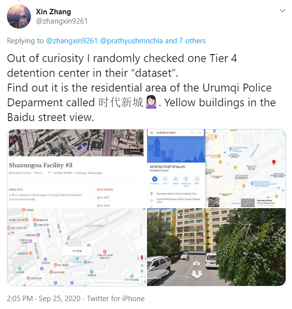 Another one, the coordinates are wrong again. Maybe to do with the fact that coordinates dont easily translate into Google's China data (it's illegal to have accurate map data for China so they need to offset it). @zhangxin9261