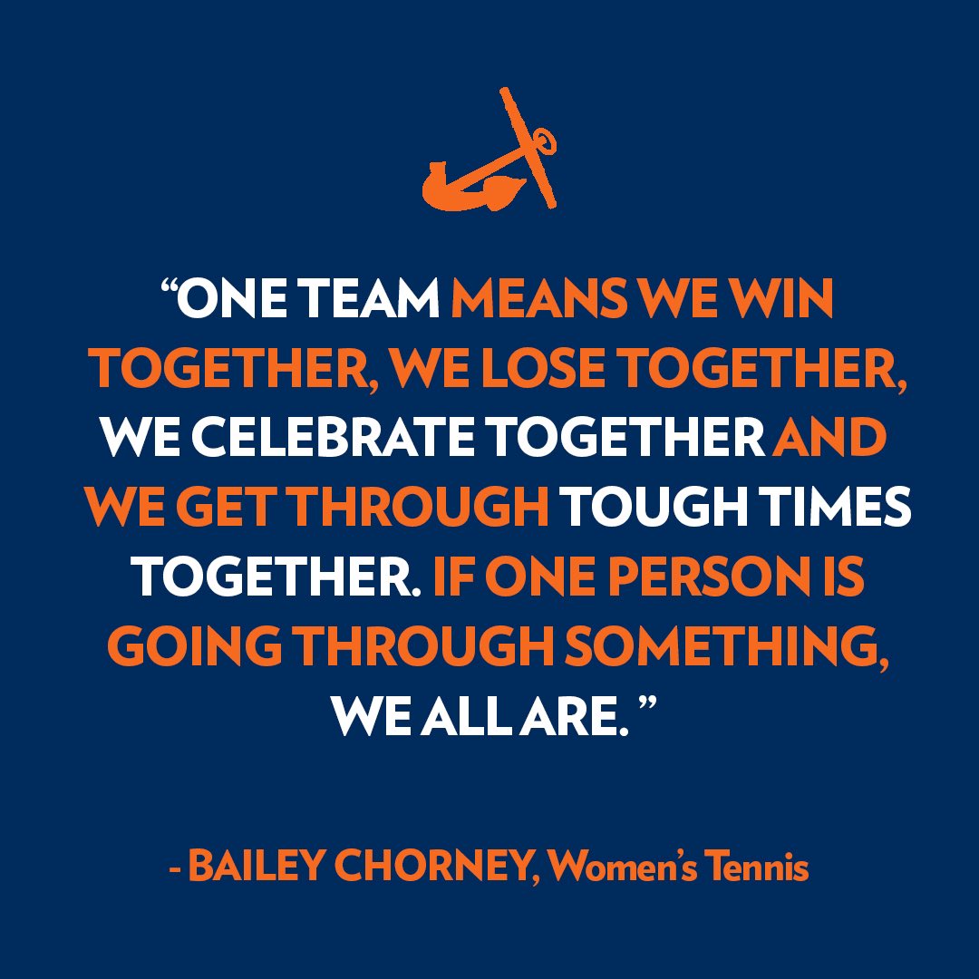 HopeAthletics's tweet photo. Together. 🧡💙 https://t.co/k0MsArkbFE