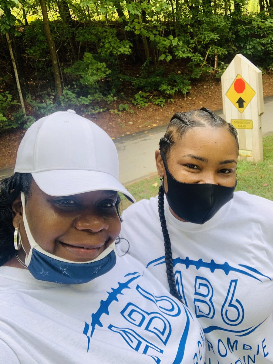 tajshure's tweet photo. We got it early with the big guy & others at Silver Comet Trail❣️What an AMAZING BLESSING to see this day❣️@AB6Foundation @SafemodeAB @dcornelius178 @shondsmith1 @smabercrombie #AB6K https://t.co/rY8GWiaiNP