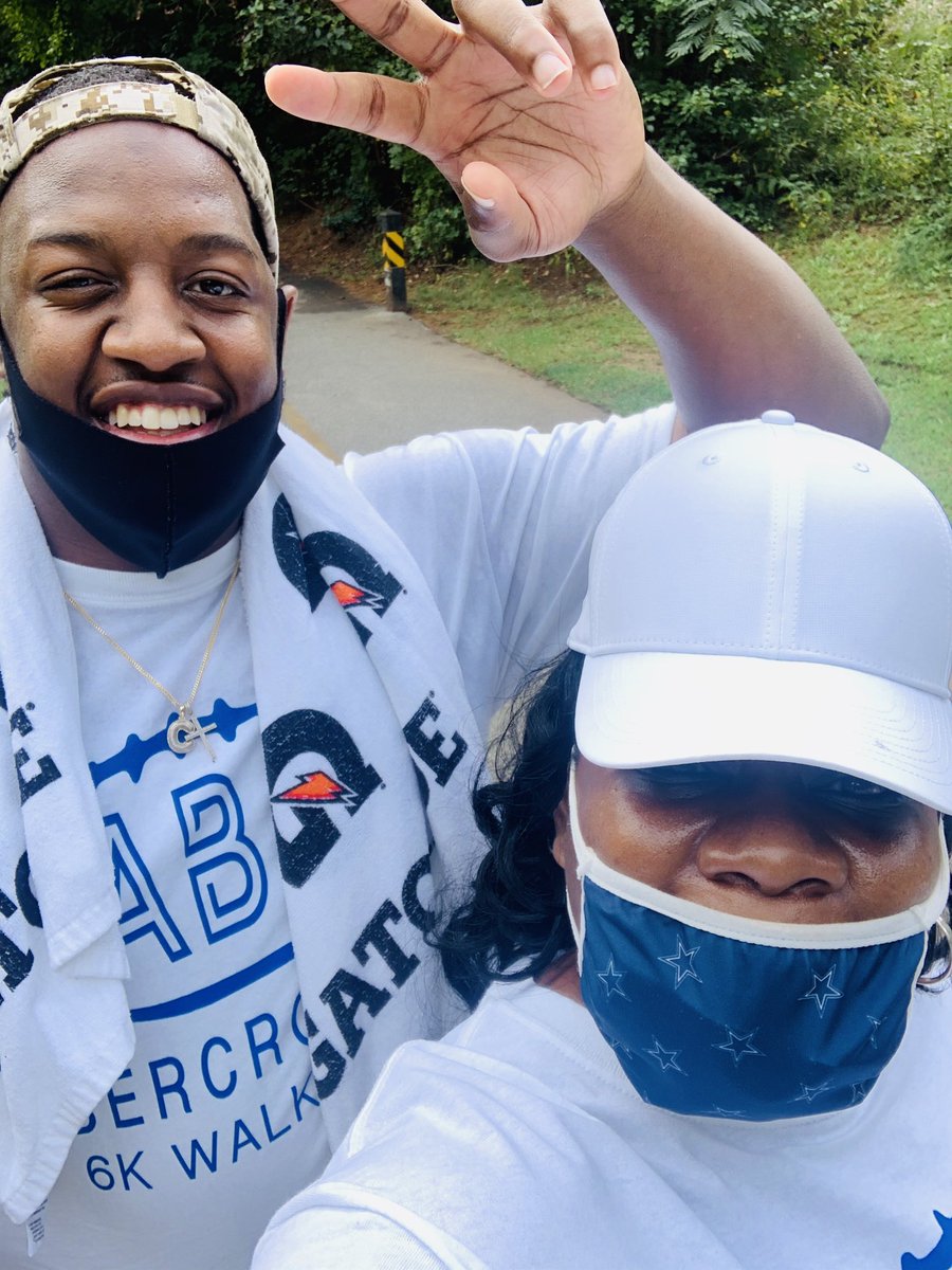 tajshure's tweet photo. We got it early with the big guy & others at Silver Comet Trail❣️What an AMAZING BLESSING to see this day❣️@AB6Foundation @SafemodeAB @dcornelius178 @shondsmith1 @smabercrombie #AB6K https://t.co/rY8GWiaiNP
