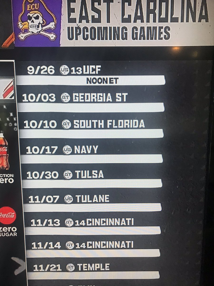 BondHenry007's tweet photo. @UCF_Football ECU playing Cincinnati back to back days!! #Gameday https://t.co/F3iQruxD9q