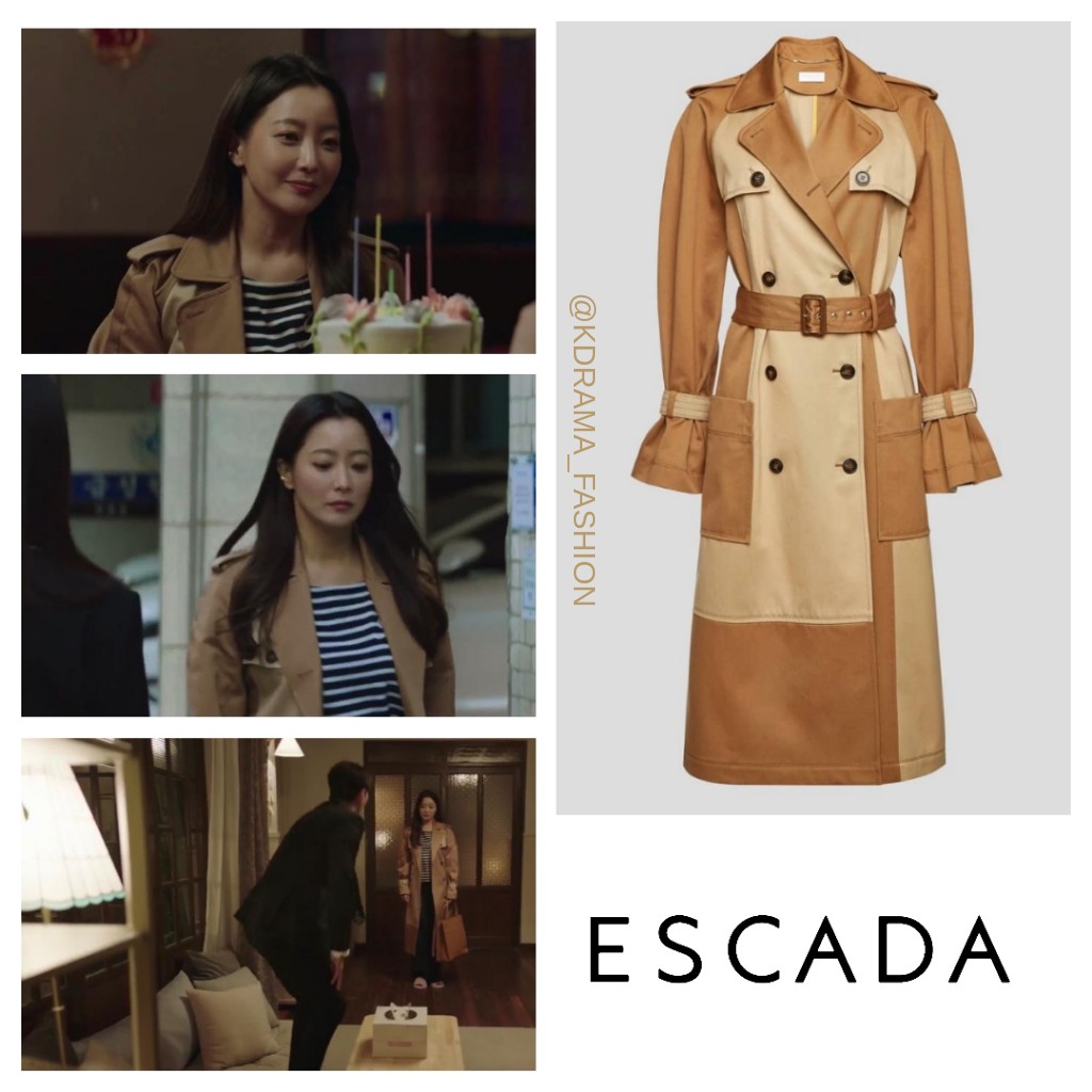 Kim Hee-Sun wore ESCADA Gabardine Two-Tone Trench Coat €899 in Alice Episode 9. #kimheesun #김희선 #앨리스 #드라마패션 #에스카다스포트 #ESCADASPORT #Alice #kimheesunstyle...