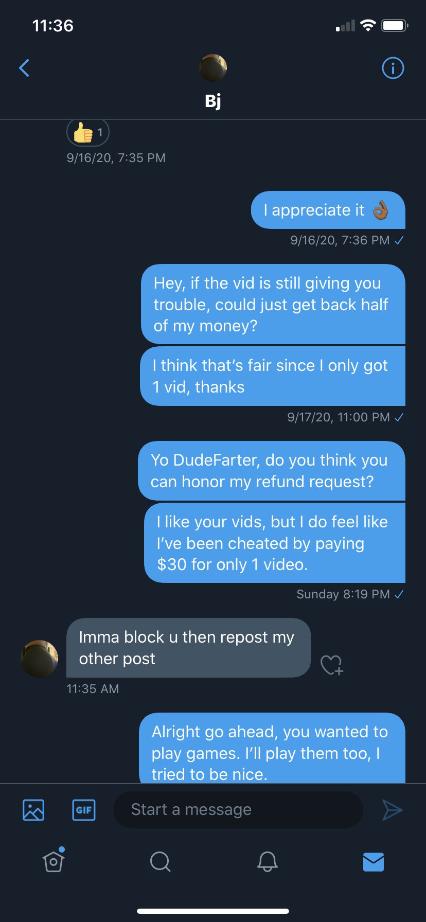Dula Peep on X: @johntf91 Too bad this guy is a scammer though.  t.coAjOjjwNUyK  X