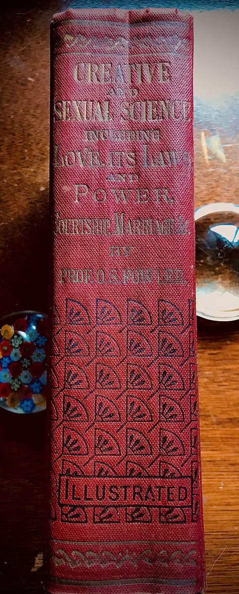 I’ve had this book for awhile, and thought I’d share. It’s just got some of the most wacky examples of ol’timey, “science.” Phrenology, eugenics, sexual self help and what not to do with your naughty bits cause God...this book has it all. Thread