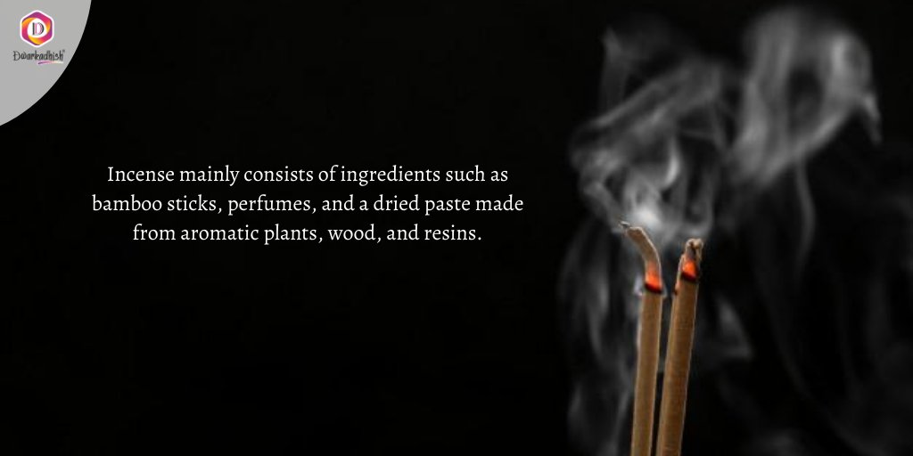 Dwarkadhish16's tweet photo. Incense mainly consists of ingredients such as bamboo sticks, perfumes, and a dried paste made from aromatic plants, wood, and resins. This is what makes a perfect incense stick! 

#amazingfacts #incensesticks #dwarkadhish   #incensestickssupplie https://t.co/Bjypu5NuOf