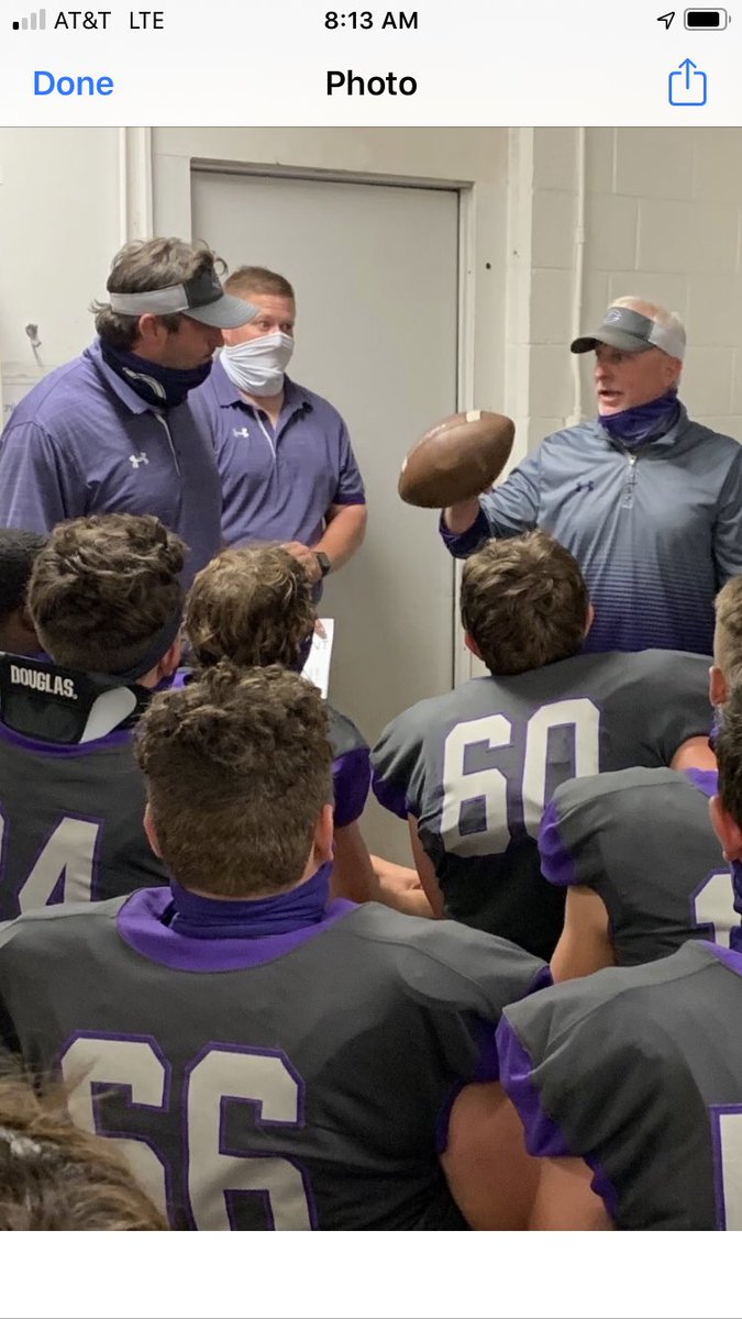 A highlight of a special night was giving my friend, my brother, my family ⁦<a href="/todd_winfrey/">Todd Winfrey</a>⁩ the game ball. He has been with me the entire 21 years and 150 wins. Love him and respect him beyond words! ⁦<a href="/RushingBilly/">Coach Rushing</a>⁩ ⁦<a href="/CoachDoan/">John Doan</a>⁩ ⁦<a href="/jay_defoor/">Jay Defoor</a>⁩ #Captain/Gus