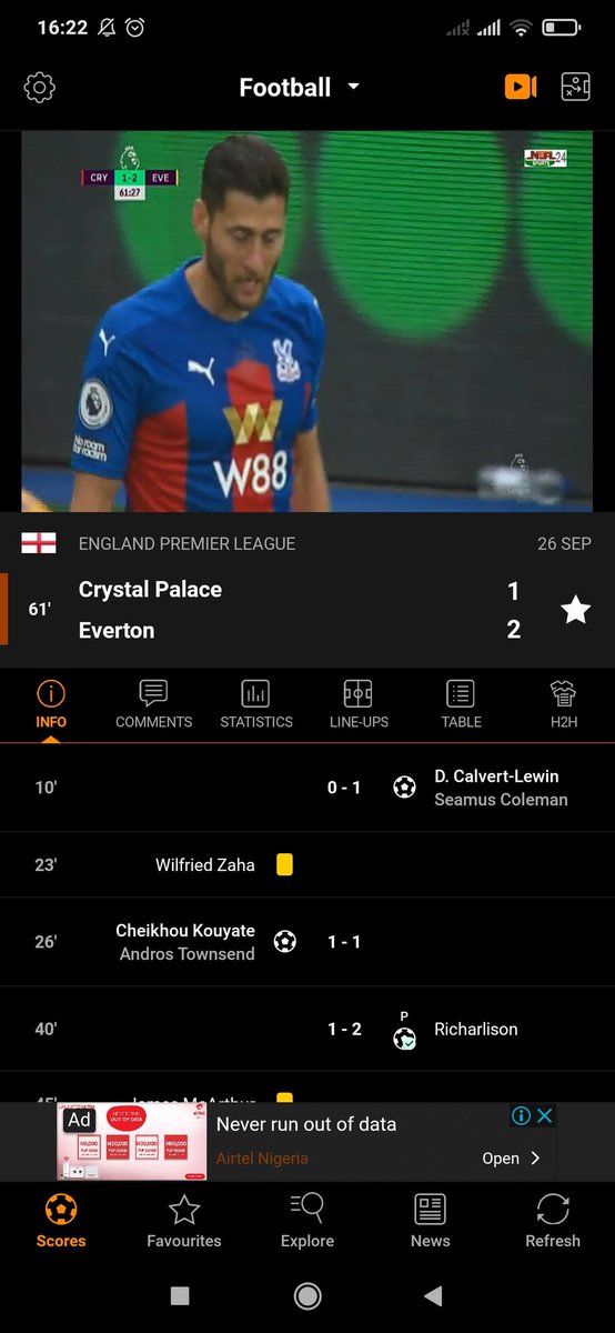 Stanleigh_B's tweet photo. @PLLiveNg #CRYEVE  live on the @livescore app love it!!! #PLLIVENG https://t.co/uHbWCYouSm