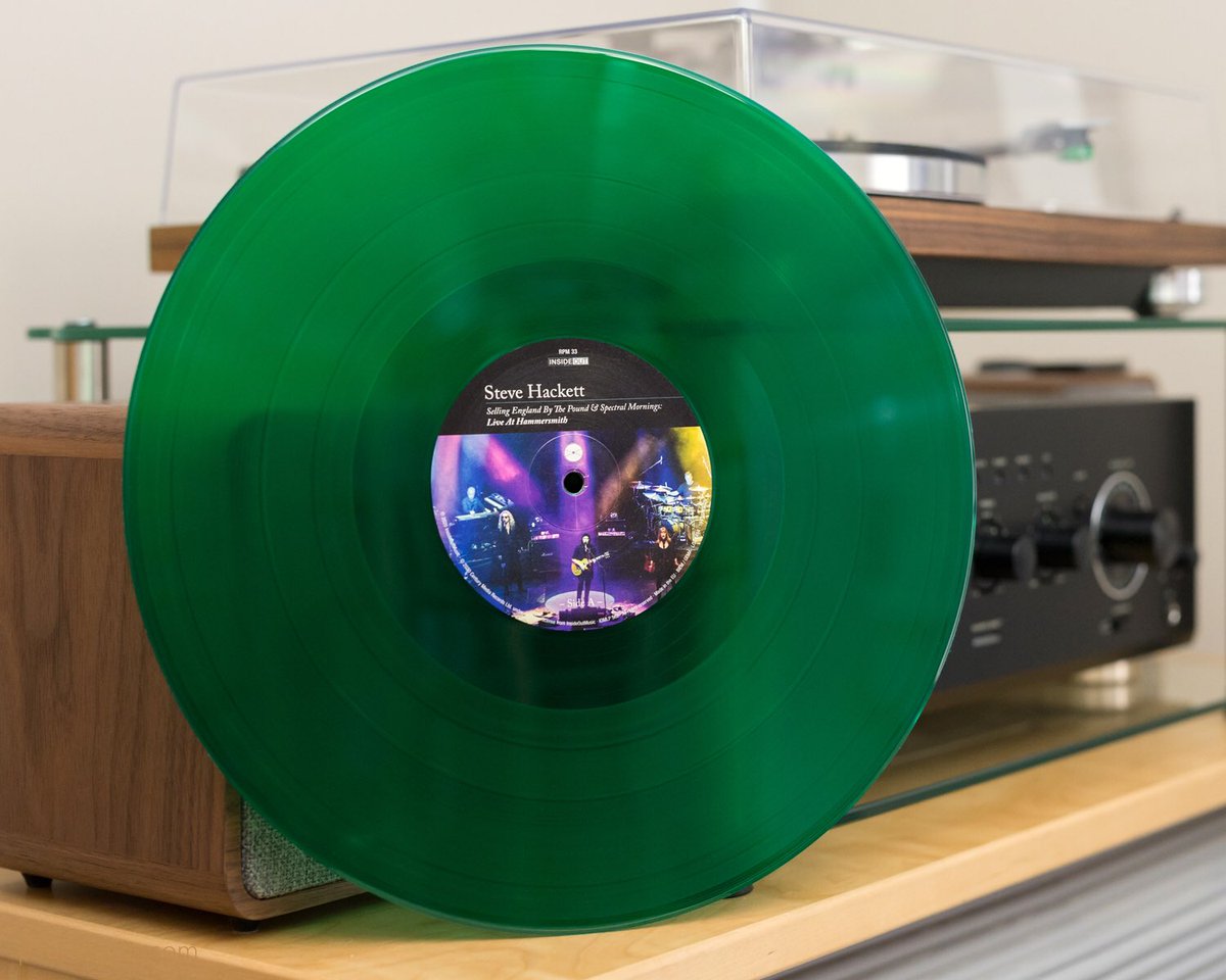 TELLitpaul's tweet photo. Steve Hackett Live at Hammersmith green vinyl LP #vinylrecords #vinyladdict #music #sellingenglandbythepound #spectralmornings @HackettOfficial https://t.co/EHBPEl78vk