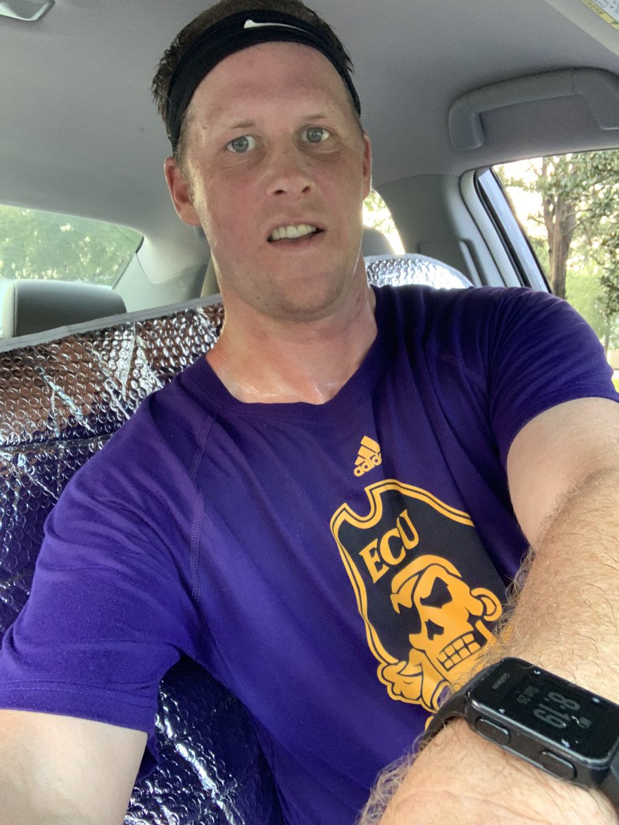 F3Poppins's tweet photo. @Cartrette_ECU @F3Stabler @F3ENC @GORUCK @JoeMcclenney @f3Patch @kyle_alligood Noonan gave a beat down from the start!  I haven’t been in a fight like that since the umbrella attack!  No towel so had to use sunshade as seat cover.  Thanks for the push F3 brothers 💪! https://t.co/Fx0R3qtUQt
