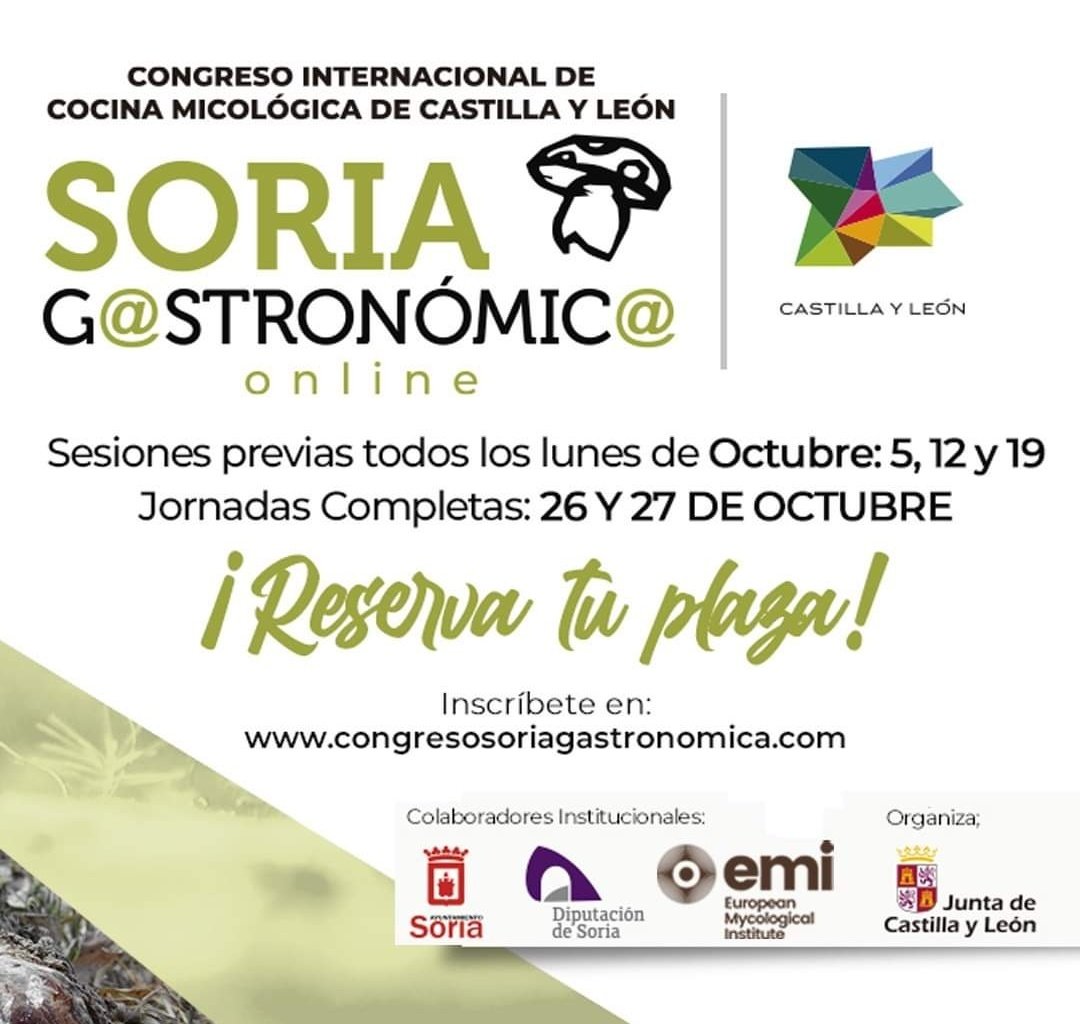 CongresoSoria's tweet photo. 🍄 ¡Ya está aquí SORIA G@stronómic@ 2020! 🍄

El congreso gastronómico en el que algunos de los mejores chefs del mundo, además de explicar sus últimas novedades y técnicas, ofrecerán talleres de cocina práctica 👩‍🍳

¡No te lo puedes perder! 
👉 https://t.co/JGVKkYnW4U https://t.co/qDzHVTGAyS