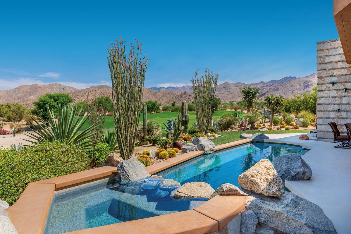 Serene Desert Retreat with Contemporary Style and Artistic Craftsmanship  * 4,370 SQFT * 4 BDR * 4 FULL + 1 HALF BA ⛳🌞🌴 View details on this incredible home:  ow.ly/JLjY50BaWns

#DesertLuxuryHomes #BIGHORNProperties #SoCalRealEstate