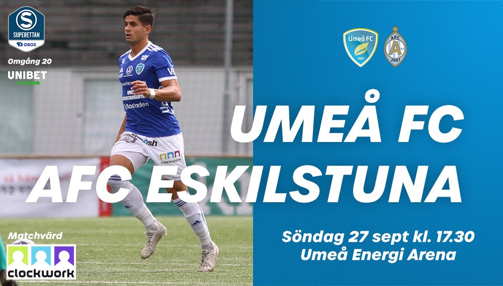 UmeaFC's tweet photo. 🔥⚽️ Nästa: @afc__eskilstuna hemma

#UFCAFC #FörUmeå https://t.co/Tm2aiYuikW