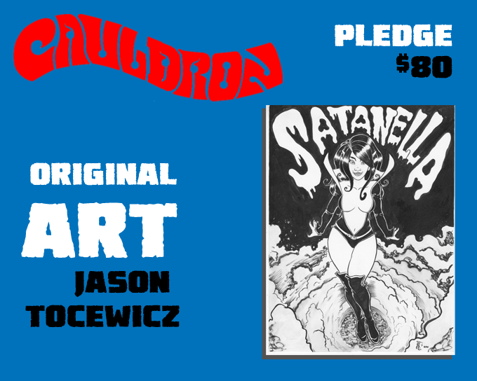HeySamNoir's tweet photo. 600% funded in one week! #CauldronMagazine #Kickstarter #comicbooks #horror #originalart rewards @JTocewicz https://t.co/HLgq3p4CC5 https://t.co/Uz0A4YuGTJ