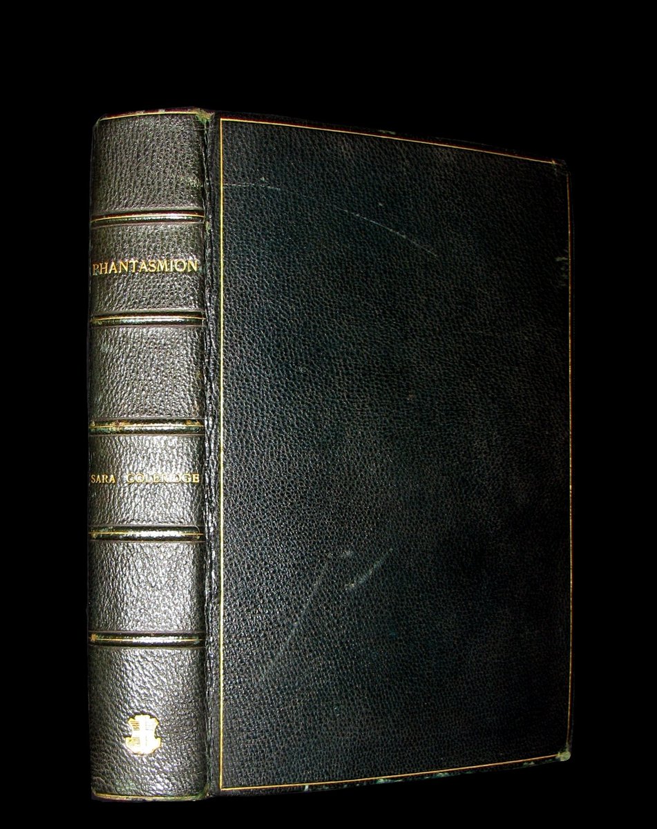 mflibra's tweet photo. 1874 Rare Victorian Book - PHANTASMION, a FAIRY TALE by Sara Coleridge. Bound by the Rose bindery. Signed by Lord Coleridge.

https://t.co/8gbffjCtAZ

#book #reading #EarlyFantasyBook #VictorianWomanWriter #SaraColeridge #Phantasmion #booklovers #bookworm #bookstagram #bookstore https://t.co/Xn7Gq6A7Mu