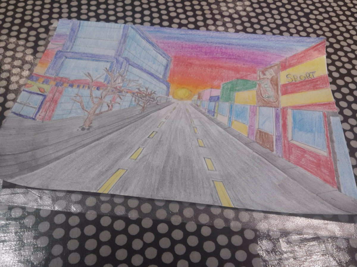 Art & Design Rastrick (@artrastrick) on Twitter photo Another amazing one point perspective drawing with careful pencil crayon shading by Maryam Bilal 9.1.Great listening skills too Maryam, well done ⭐️<a href="/RastrickHigh/">Rastrick High School</a> #homelearning #drawingoftheday Another amazing one point perspective drawing with careful pencil crayon shading by Maryam Bilal 9.1.Great listening skills too Maryam, well done ⭐️<a href="/RastrickHigh/">Rastrick High School</a> #homelearning #drawingoftheday