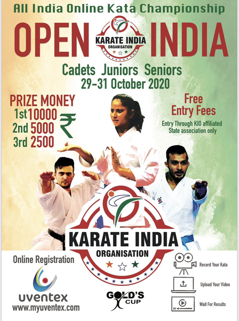 Get ready Kata players for online KIO Kata Championship. 

#karate #karateindia #kio #karateindiaorganisation #karateindiaorganization #wkf #akf #ckf #sakf #karateka #akf #karateinolympic #karatedo #onlineclass #karateseminar #antoniooliva #karatekid #karaté #karatê #karateevent