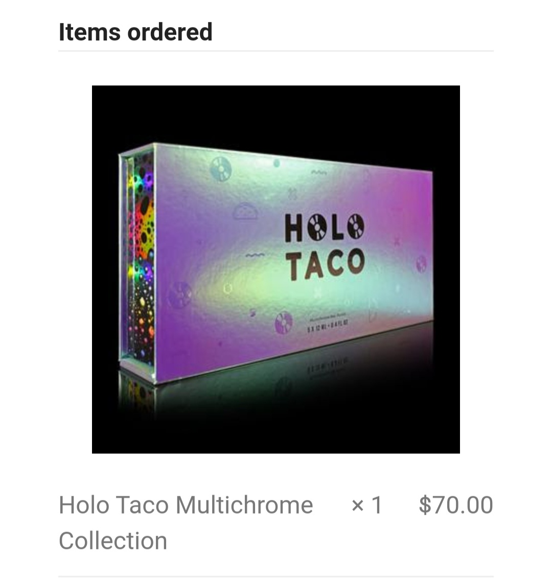 JessSomeNails's tweet photo. Very excited, but I am am running out of room on my shelf 🙃 @holotaco @nailogical https://t.co/9nrnECUuOh