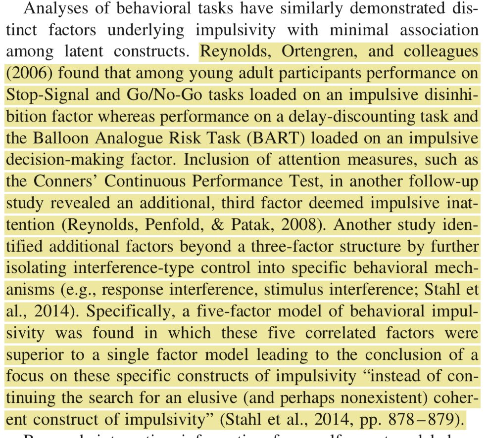 2/10 For example, the below findings are often presented as if we should be surprised, or that we should assume summary stats from these tasks should reflect the same underlying cognitive process that can be captured with factor analysis a priori.
