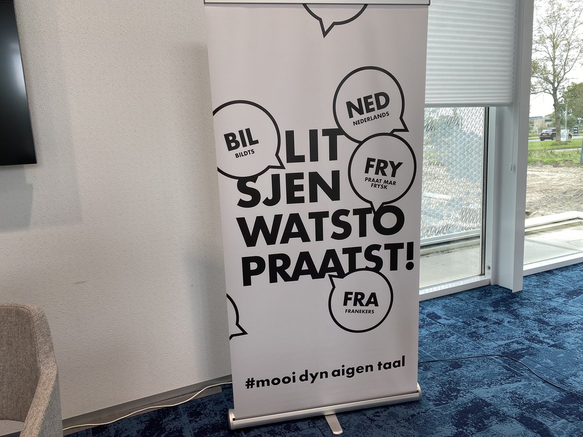 Onno_Falkena's tweet photo. Yn #Frjentsjer waard hjoed troch #EBLT en @Waadhoeke stilstien by #EDL2020, de Europeeske taledei. Tagelyk begûn hjir in boartlike kampanje foar it promoatsjen fan de 4 talen fan dizze gemeente. https://t.co/c1NvzckwBb https://t.co/ySnVYCYKz9