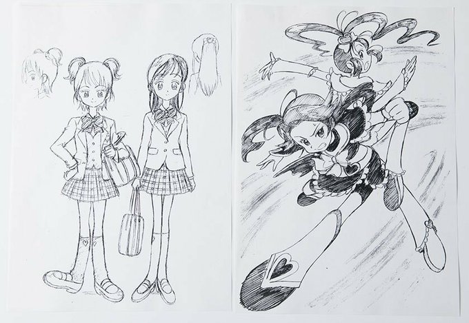 Just remembered how she had pigtails in her beta design already LOL.....might draw these versions of them sometime theyre cute https://t.co/6HETqlZjh7 