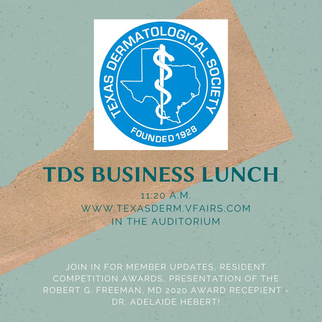 Texas Dermatological Society tweet media