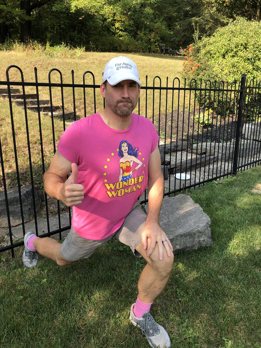 Today, I joined the Burlington Dads in <a href="/HaltonWomensPl/">Halton Women's Place</a> #HopeInHeels to end violence against women. If you are able, please consider donating below. 
#endVAW #walk #Stretching  

gifttool.com/athon/OurTeamP…