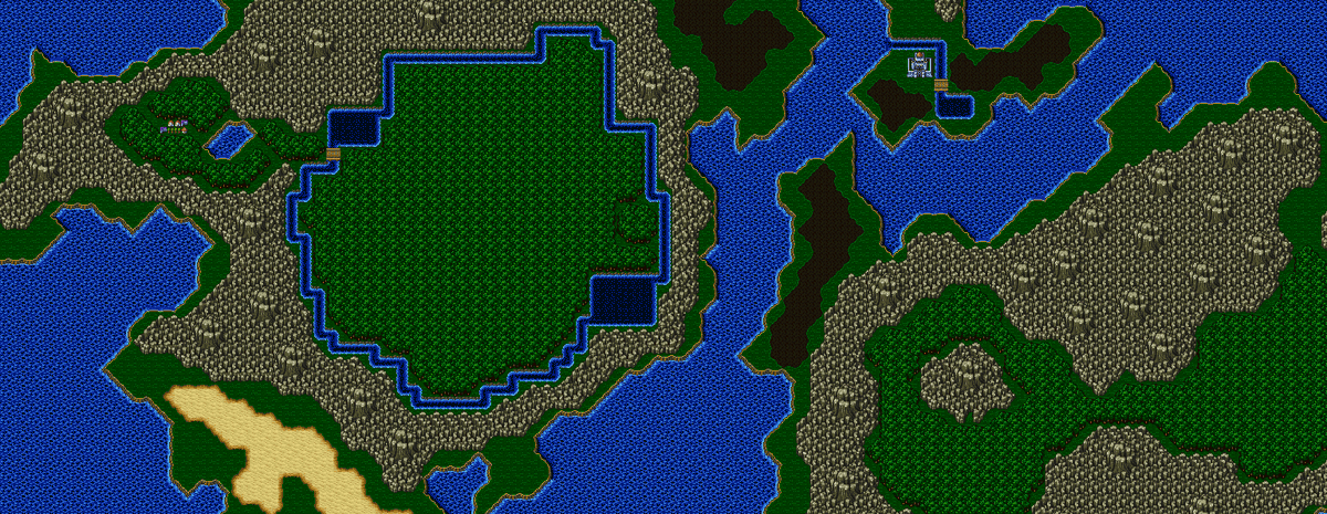 V also shows most of it right away, and also makes an attempt at alien biomes with Galufs world, but it's mostly a subtle difference.