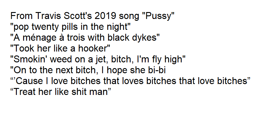 Seriously, <a href="/McDonalds/">McDonald's</a>? You're teaming up with Travis Scott, whose lyrics disrespect women, condone drug use, violence, etc? And making your employees wear his tshirts? What's next? Playing his profanity-ridden songs in your restaurants? #boycottMcDonalds