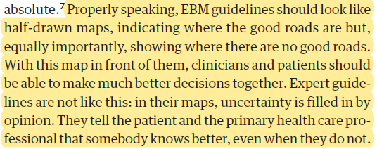 Venk Murthy MD PhD (@venkmurthy) on Twitter photo Perhaps one of the best lines ever written about medical guidelines from <a href="/raj_mehta/">Raj Mehta</a> & <a href="/RichardLehman1/">Richard Lehman</a>, by way of <a href="/drjohnm/">John Mandrola, MD</a> TWIC podcast.
👏👏
jamanetwork.com/journals/jamai… Perhaps one of the best lines ever written about medical guidelines from <a href="/raj_mehta/">Raj Mehta</a> & <a href="/RichardLehman1/">Richard Lehman</a>, by way of <a href="/drjohnm/">John Mandrola, MD</a> TWIC podcast.
👏👏
jamanetwork.com/journals/jamai…