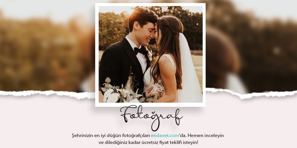 Şehrinizin en iyi düğün fotoğrafçıları endavet.com’da. Hemen inceleyin ve dilediğiniz kadar ücretsiz fiyat teklifi alın. 

#düğün #düğünfotoğrafçısı #düğünfotoğrafı #dugunfotografcisi #düğünfotoğrafları #fotoğrafçı #dışçekimfotoğrafçısı #dışçekim #endavetcom