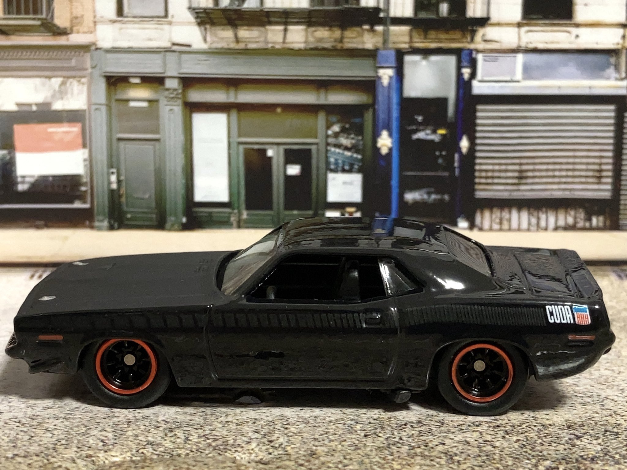 タイチョ 大丈夫 ワタシがきた 第1519回目 70 Plymouth r Cuda Hot Wheels Fast Furious Quick Shiftersアソートより 4台目はワイルドスピードsky Missionの序盤レティがレースで使用 この車は個人的に