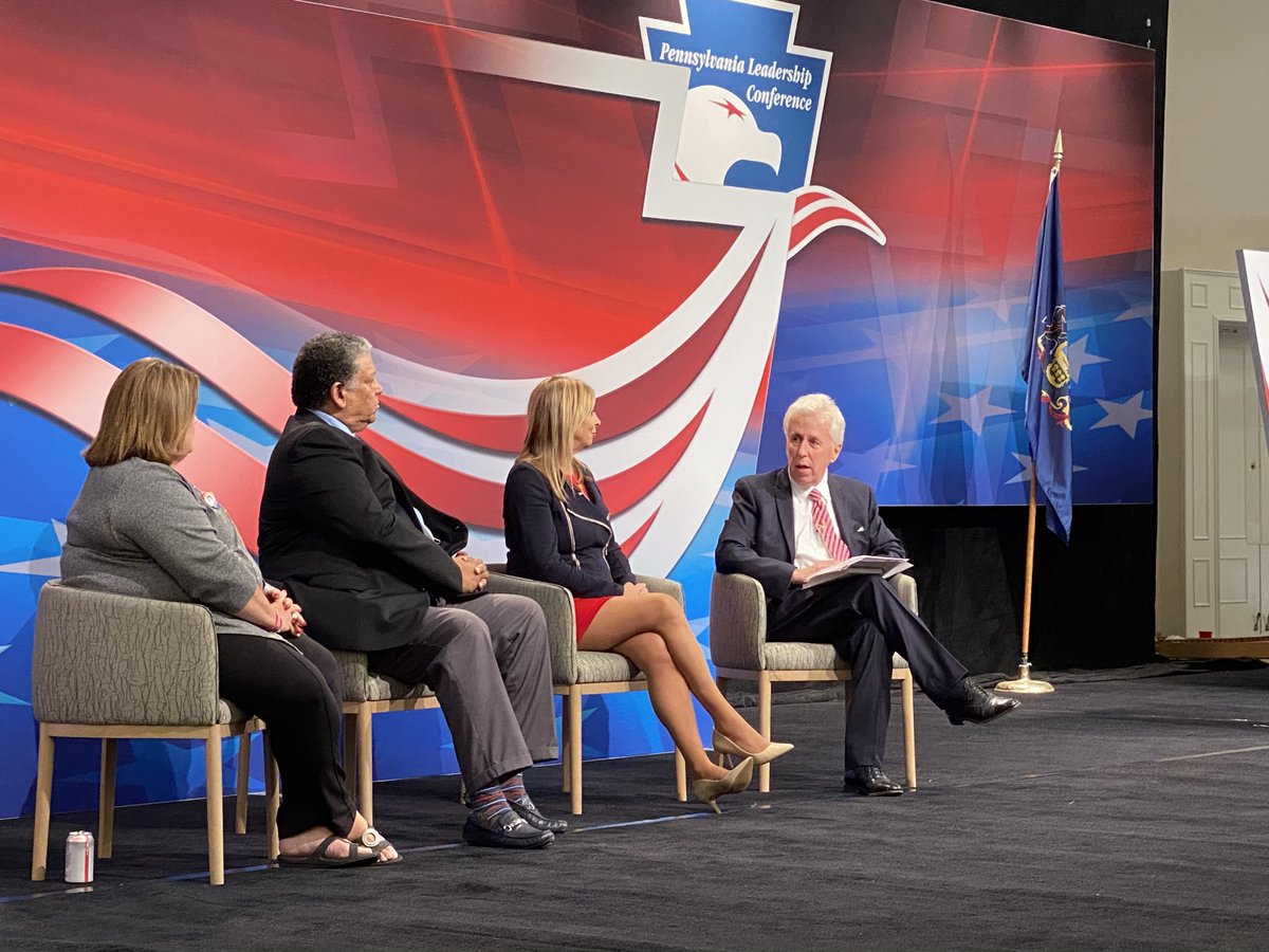 Keeping Pennsylvania Red with <a href="/realJeffreyLord/">Jeffrey Lord</a>, @rose_unplugged, <a href="/BernieComfort/">Bernie Comfort</a>, and Vernon Robinson at #PLC2020