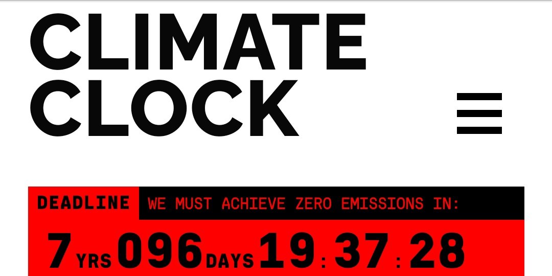 ketan83's tweet photo. The Clock Is Ticking.... We have 7 years and 96 days to dramatically reduce carbon emissions. Let’s do this! #ActInTime #ClimateAction @GretaThunberg @LeoDiCaprio @antonioguterres @Fridays4future @UNEP @deespeak @AUThackeray https://t.co/VMdZPzzo89