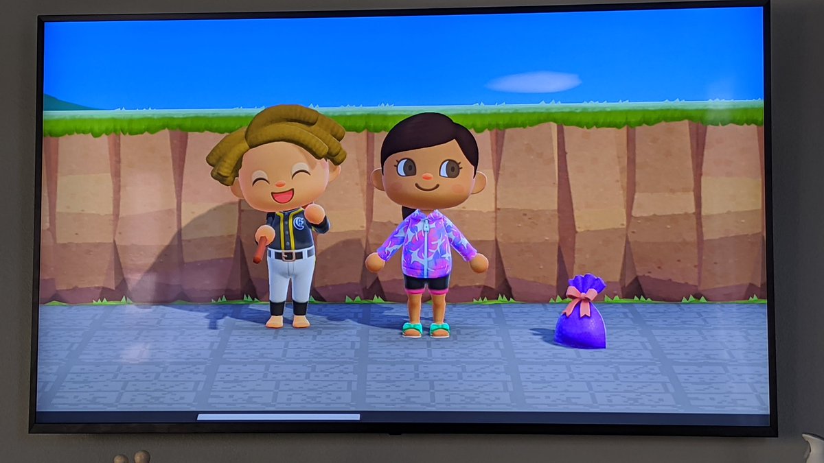 FriarJennnG's tweet photo. My nephew made his character look like @tatis_jr in Animal Crossing 😂😂 #FriarFaithful https://t.co/t8WnMMW76e