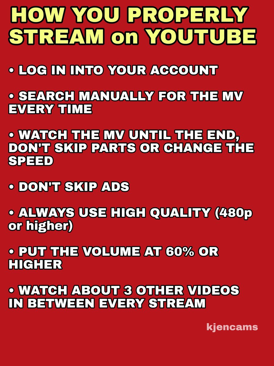  Let's start with Youtube There we will focus on the title track's Music VideoSome basic rules you should know